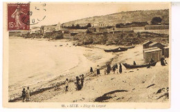 34  SETE CETTE PLAGE DU LAZARET  1930 - Sete (Cette)