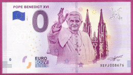 0-Euro XEFJ 2019-1 POPE BENEDICT XVI - PAPST BENEDIKT XVI. - Private Proofs / Unofficial