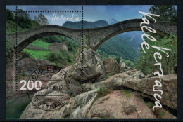 Suisse // Schweiz // Switzerland // 2016 // Bloc, Val Verzasca No. 1605A - Used Stamps