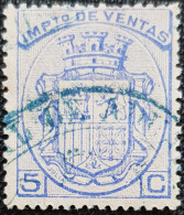 Fiscales Impuesto De Venta 1870/80 5Cts - Fiscaux