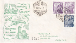 MATASELLOS 1949  CORREO AEREO CERTIFICADO MADRID - Cartas & Documentos