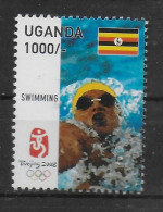 OUGANDA  N° 2222  * *  Jo 2008 Natation - Swimming