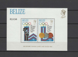 Belize 1979 Olympic Games Lake Placid S/s MNH - Winter 1980: Lake Placid