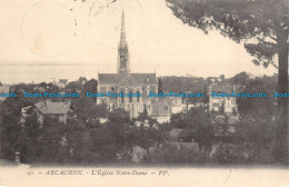 R084957 Arcachon. L Eglise Notre Dame. P. P. No 41. 1912 - Monde