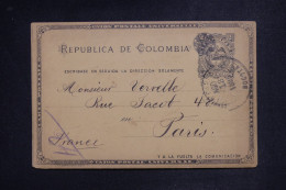 COLOMBIE - Entier De Bogota > La France - 1895 - A 2966 - Colombie