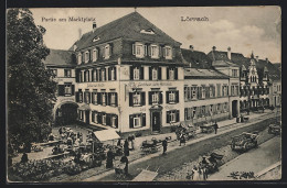 AK Lörrach, Partie Am Marktplatz Mit Ständen  - Loerrach