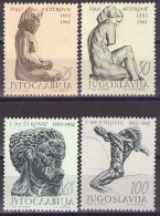 Yugoslavia 1963 - Sculptures By Ivan Mestrovic - Mi 1052-1055 - MNH**VF - Ungebraucht