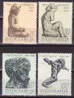 Yugoslavia 1963 - Sculptures By Ivan Mestrovic - Mi 1052-1055 - MNH**VF - Ongebruikt