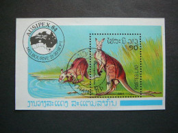 Kangaroos # Lao 1984 Used #12 Laos - Other & Unclassified