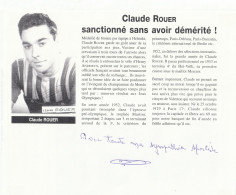 Claude ROUER JEUX OLYMPIQUES - Sportspeople