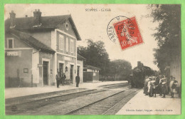 A171  CPA  SUIPPES  (Marne)  La Gare - Locomotive   ++++++++ - Other & Unclassified