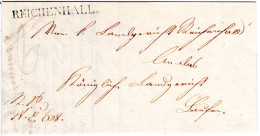 Bayern 1842, L1 REICHENHALL Auf Schönem Brief N. Laufen. - Precursores
