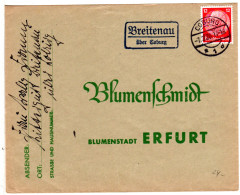 DR 1936, Landpost Stpl. HOLZBRONN über Calw Auf Firmen Brief M. 12 Pf.  - Cartas & Documentos