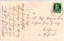 Bayern, Posthilfstelle PAITZKOFEN Taxe Straßkirchen (Typ2) Auf Karte M. 7 1/2 Pf - Lettres & Documents