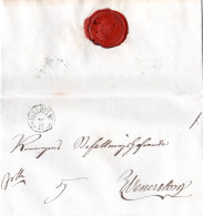 Schweden 1856, K1 JÖNKÖPING Auf Gesiegeltem Brief N. Wenersborg. - Lettres & Documents