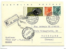 C.P. Lire 20 "Siracusana" - Emissione Privata "MAB 57" - Stamped Stationery