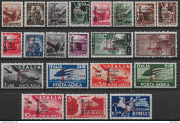 1945 Italia Luogotenenza Concilio Di Trento 21v. MNH - Other & Unclassified