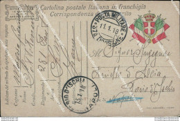 Bm474 Cartolina In Franchigia Posta Militare 37 Divisione Per Forio D'ischia - Franchise