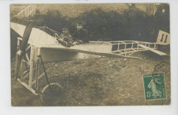 AVIATION - Belle Carte Photo Militaires Dans Avion ,  Postée à TROYES En 1912 - ....-1914: Voorlopers