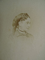 Photo CDV Le Jeune Paris  Portrait (profil) Femme  Belle Coiffure  Sec. Emp. CA 1865 - L442 - Antiche (ante 1900)