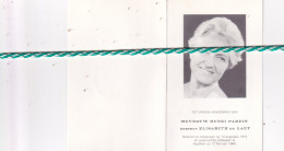 Elisabeth De Laet-Parein, Antwerpen 1916, Kapellen 1986. Foto - Obituary Notices