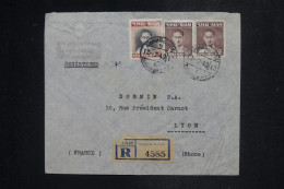 THAÏLLANDE - Lettre Recommandée Par Avion > La France - 1949 - A 2983 - Thailand