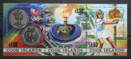 Cookinseln 1256-1258 Postfrisch Als Dreierstreifen #UR340 - Andere & Zonder Classificatie