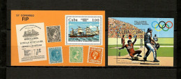 Cuba   1984   .-   Y&T  Nº   81-83    Bloques    ** - Blocks & Sheetlets