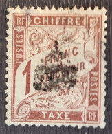 France 1884 Taxe N°25 Ob TB Cote 125€ - 1859-1959 Usados