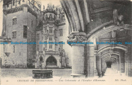 R084515 Chateau De Pierrefonds. Une Colonnade Et L Escalier D Honneur. ND - Monde