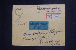 THAÏLLANDE - Lettre Recommandée Passée Par Le Cambodge > La France - 1928 - A 2995 - Tailandia