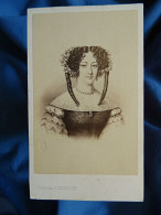 Photo Cdv Desmaisons à Paris Vers 1865 - Hortense Mancini L438 - Ancianas (antes De 1900)