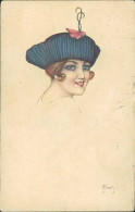 MILIOTTI SIGNED 1920s POSTCARD - WOMAN - N.983/5  (5702) - Other & Unclassified