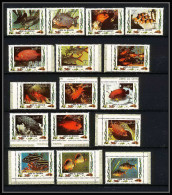 612a - Umm Al Qiwain MNH ** Mi N° 1466 / 1481 A Poissons (tropical Fish Poisson Fishes) - Umm Al-Qiwain