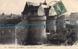 R085140 Nantes. Le Chateau. Les Trois Tours. LL. No 12. 1914 - World