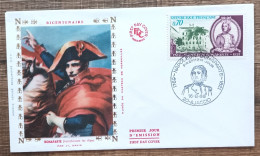 FDC 1969 - YT N°1610 - NAPOLEON BONAPARTE - AJACCIO - 1960-1969