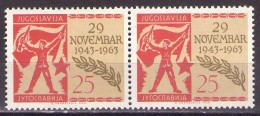 Yugoslavia 1963 - 20th Anniversary Of Democratic Federation - Mi 1063 - MNH**VF - Ongebruikt