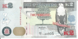 ZAMBIA 2 KWACHA 2012 - Zambie