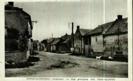 CPA Photo (08)   AVAUX-le-CHATEAU   Rue Principale Vers Vieux-les-Asfeld - Otros & Sin Clasificación