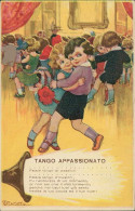 MAROTTO SIGNED 1930s POSTCARD - KIDS & MUSIC & DOG - TANGO APPASSIONATO - EDIT BIXIO 2674  (5704) - Autres & Non Classés