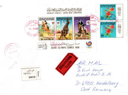 LIBYA 6.11.1986; Lettre Spécial Recommander Expres! Lot 60007 - Libye