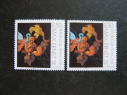 TB N° 2727b, Oiseau Jaune + Normal ,neufs XX . - Unused Stamps