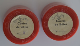 2 Films OSEF Pour PATHEORAMA Avec Boite D'origine - Contes De Bêtes - Le Cochon, Le Coq, Le Canard, Et Le Loup I & II - Bobinas De Cine: 35mm - 16mm - 9,5+8+S8mm