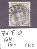 HELVETIE DEBOUT - No 76F OBLITERE - COTE: 50.- - Used Stamps