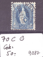 HELVETIE DEBOUT - No 70C OBLITERE - COTE: 50.- - Used Stamps