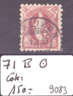 HELVETIE DEBOUT - No 71B OBLITERE - COTE: 150.- - Used Stamps