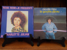 2 VINYLS CHARLOTTE JULIAN ET NICOLE RIEU 1979 - Sonstige - Franz. Chansons