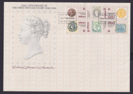 Australien Brief Queen Victoria 150 Jahre Zusammendruck Marken Kolonien - Colecciones