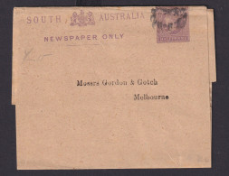 Australien South Australia Ganzsache Streifband 1/2p Queen Victoria - Colecciones