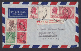 Flugpost Brief Air Mail Australien MIF 160 + Zusammendruck 216 Leerfeld Melbourn - Colecciones